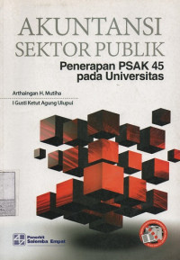 Image of Akuntansi Sektor Publik : Penerapan PSAK 45 pada Universitas