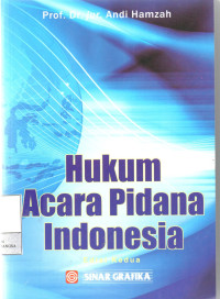 Image of Hukum Acara Pidana Indonesia
