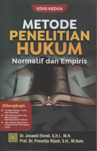 Image of Metode Penelitian Hukum : Normatif dan Empiris