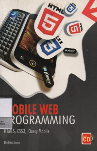 Image of Mobile Web Programming HTML, CSS3, iQuery Mobile