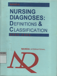 Image of Nursing Diagnoses : Definitions & Classifications 2005-2006