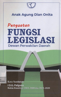 Image of Penguatan Fungsi Legislasi Dewan Perwakilan Daerah