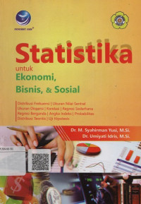 Image of Statistika untuk Ekonomi, Bisnis, & Sosial